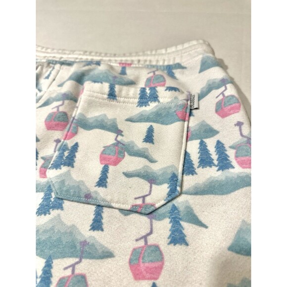 Chubbies Men’s Comfort Shorts Size Large 7” Inseam White Ski Lift Graphic 90's - Picture 5 of 9